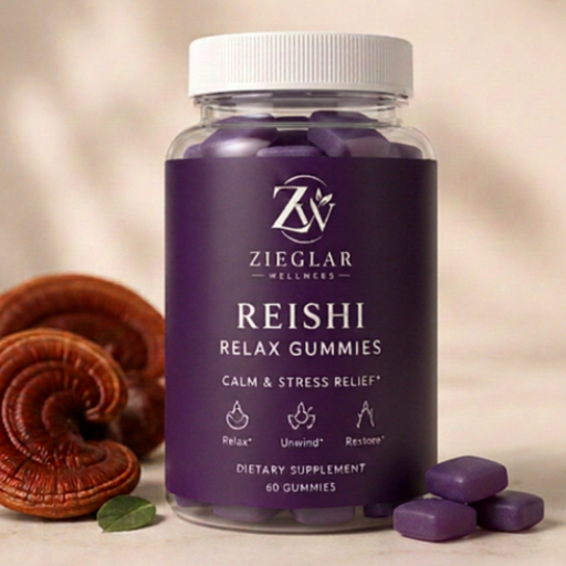 Reishi Relax Gummies — Calm & Stress Relief